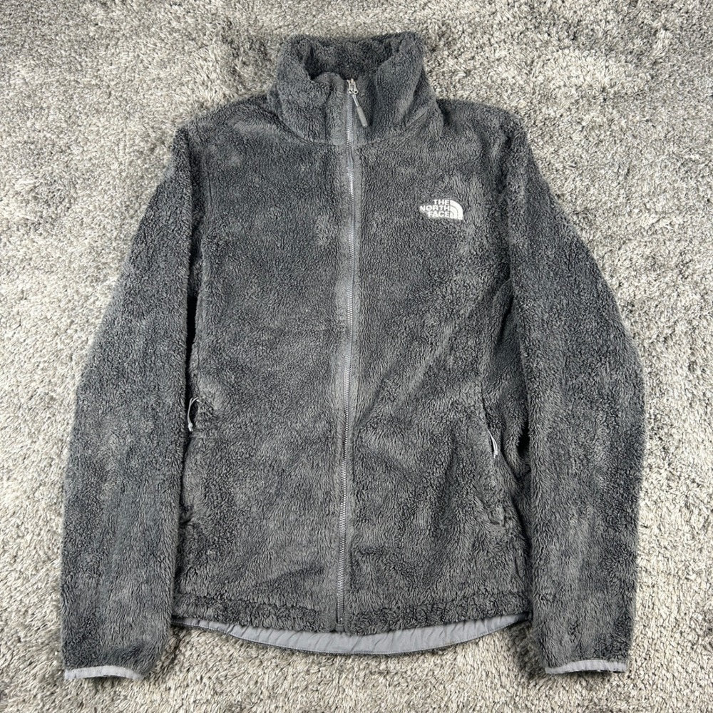 North Face Skyline Full-Zip Fleece Jacket Womens S Grey Outdoors Gorpcore 721509